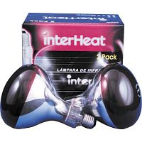Infrarotlampe rot 150 W Interheat (2 Stk)