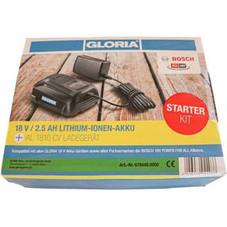 Gloria Akku/Ladegerät Starter-Kit