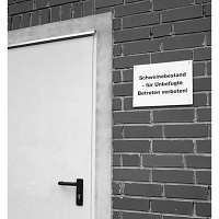 Schild "Betreten verboten" 25 x 35 cm