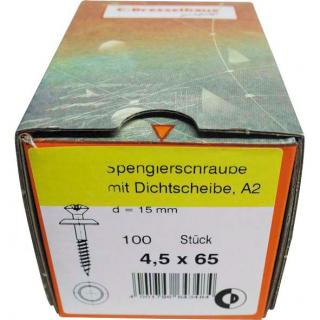 Spenglerschrauben 4,5 x 65 mm (100 Stk)