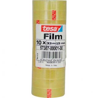 Tesafilm 33 m x 15 mm (10 Rollen)
