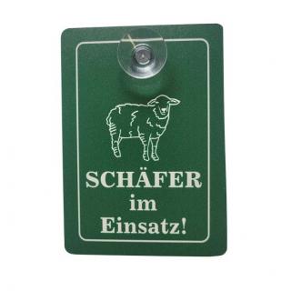 Autoschild "Schäfer im Einsatz"